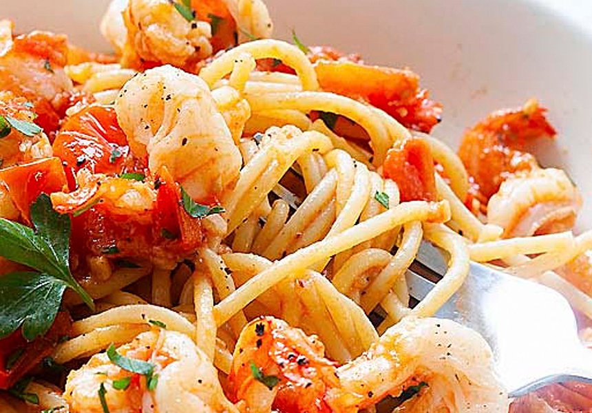 Italian Shrimp Pasta Recipe | De Rica